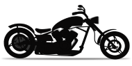 190x95 Motorcycle Chopper Silhouette By Dvis Spreadshirt