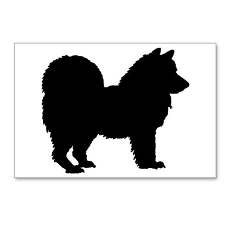 460x460 Dog Silhouette Postcards