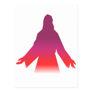 307x307 Jesus Silhouette Postcards Zazzle