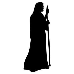 300x300 Jesus Shepherd Silhouette Clipart, Cliparts Of Jesus