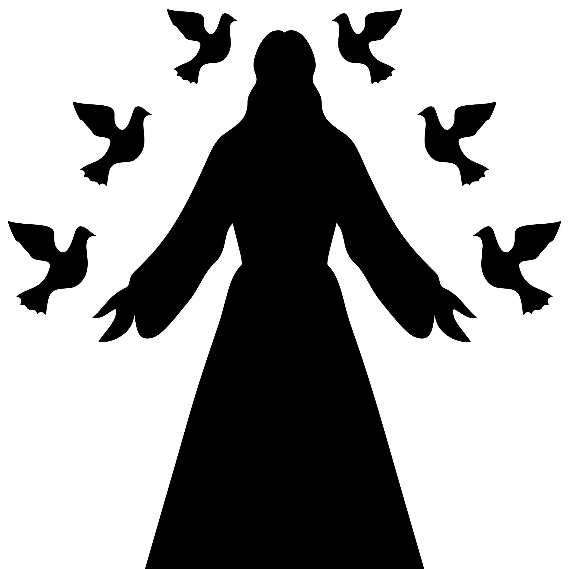 1883x1885 Jesus Christ Silhouette Clipart