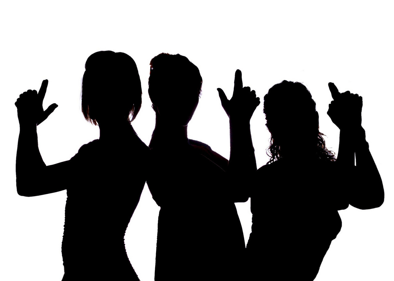 1280x914 Charlies Angels Silhouette Clip Art