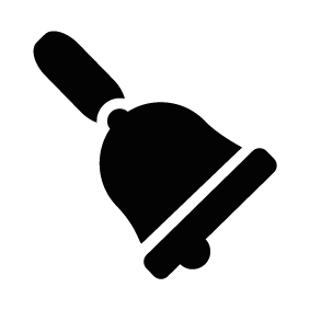 283x283 Christmas Bell Silhouette Silhouette Of Christmas Bell