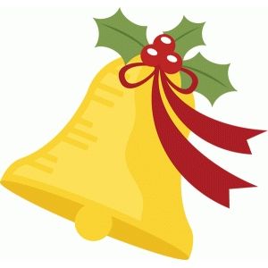 300x300 Christmas Bell Silhouette Design, Silhouette And Clip Art