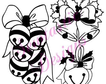 340x270 Sleigh Bells Svg Etsy