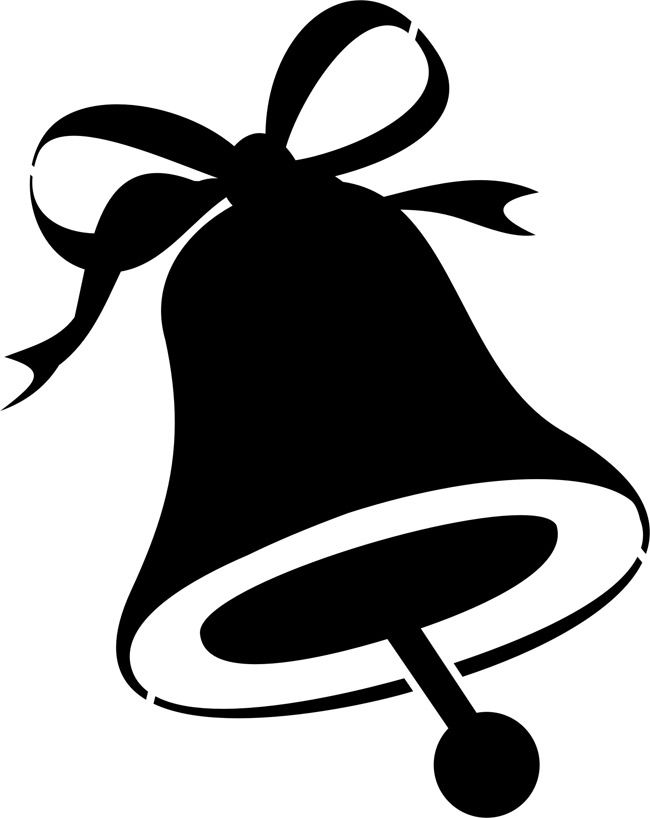 Christmas Bells Silhouette at GetDrawings | Free download