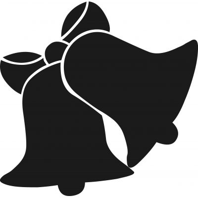 Christmas Bells Silhouette at GetDrawings | Free download
