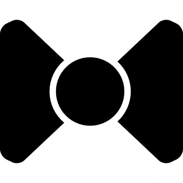 626x626 Bow Black Silhouette Icons Free Download