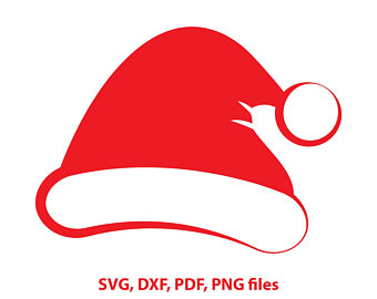 340x270 Santa Hat Clip Art Etsy