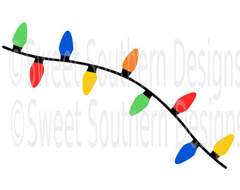 340x270 Christmas Lights Svg Etsy