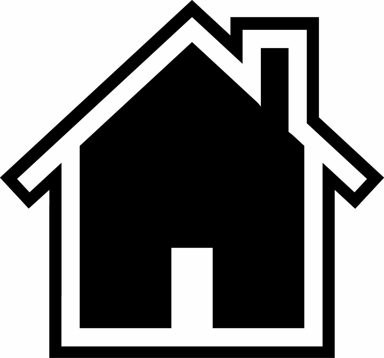 1266x1182 Silhouette Of A House Group
