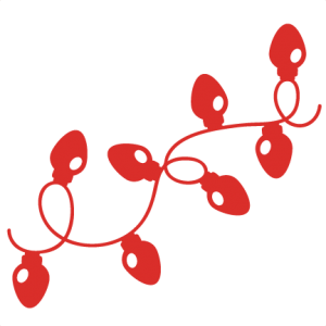 300x300 Christmas Lights Strand Miss Kate Cuttables Cricut Cutting