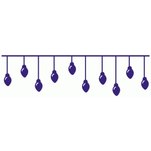 300x300 Silhouette Christmas Lights