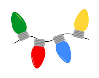 Christmas Lights Silhouette at GetDrawings | Free download