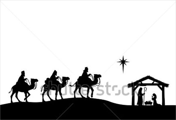 600x411 Nativity Silhouettes