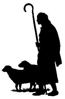 212x319 Religious Silhouette Clip Art Shepherd1 Silhouette Silhouettes