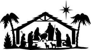 300x168 Xmas Die Cut Silhouette Toppers