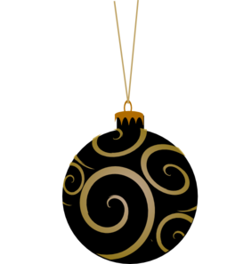 255x297 Ornaments Clipart Black