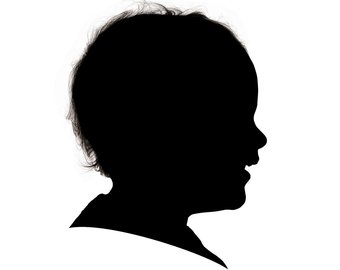 340x270 Silhouette Portrait Etsy