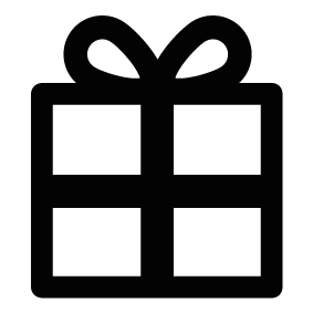 283x283 Present Outline T Silhouette Of Png