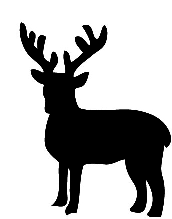 345x440 Best Photos Of Reindeer Christmas Silhouettes