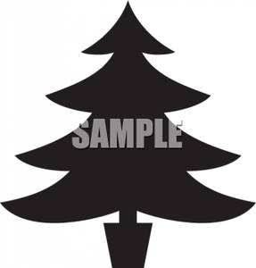 287x300 Christmas Silhouettes Clipart