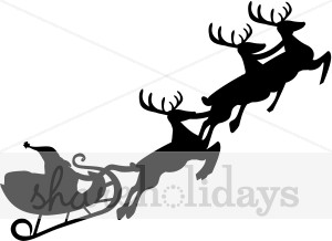 300x218 Santa Silhouette Patterns