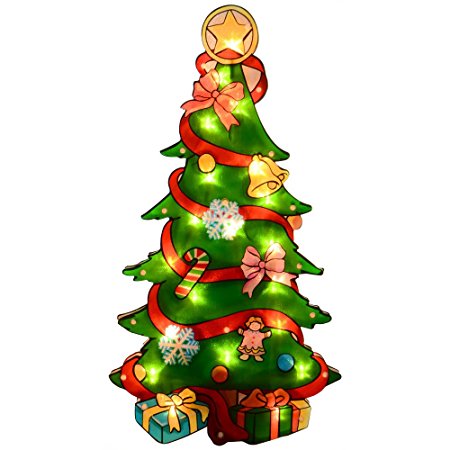 450x450 Glistening Christmas Tree Silhouette Christmas Decoration 20 Fairy