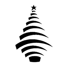 270x270 Christmas Tree Stencil 16 Crimbo Ideas Christmas