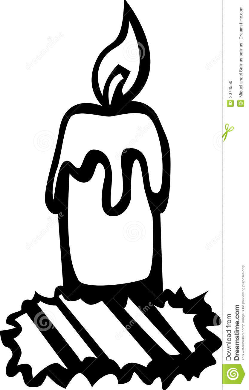 833x1300 Candle Silhouette Clipart