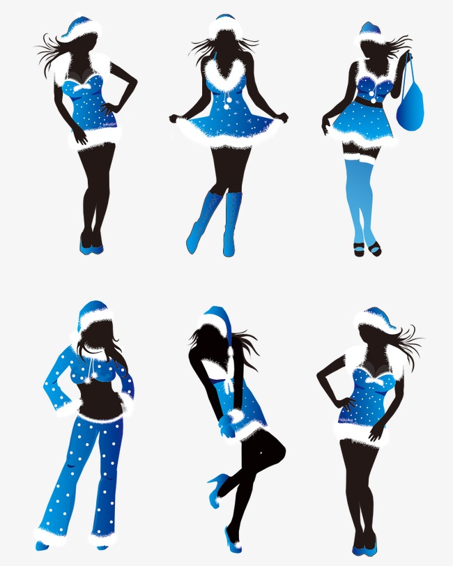 650x812 Blue Christmas Silhouette, Blue, Creative, Design Png And Psd File