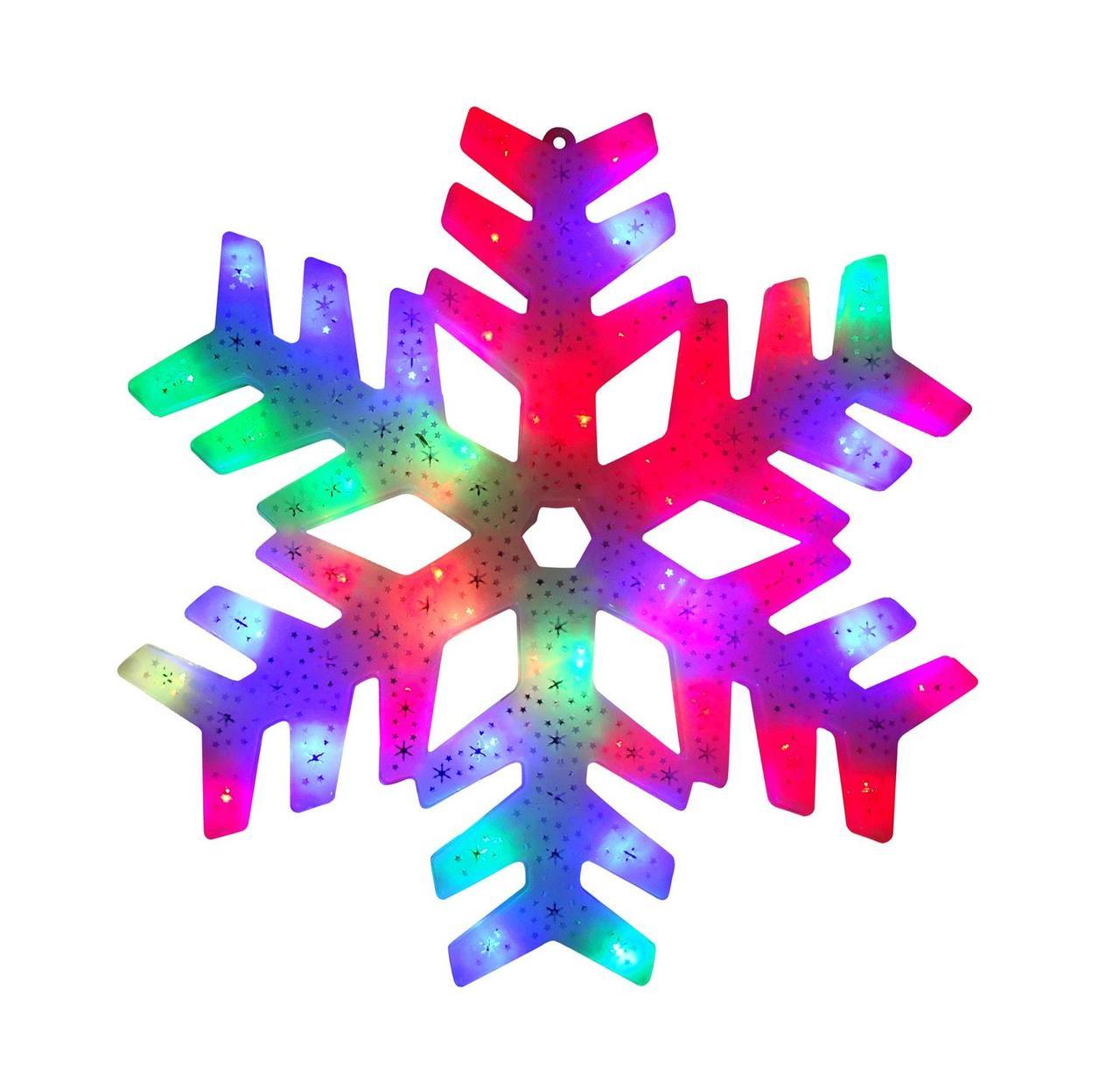1280x1219 15 Led Color Changing Christmas Snowflake Window Silhouette