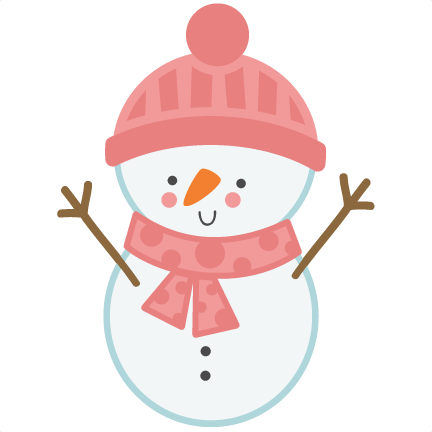 432x432 Girl Snowman Svg Scrapbook Cut File Cute Clipart Files