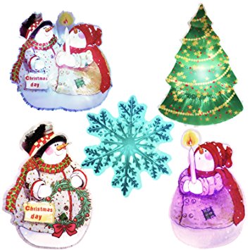 355x355 Buy Magnet, Style 6 5 Pcs Pvc Christmas Snowman Silhouette