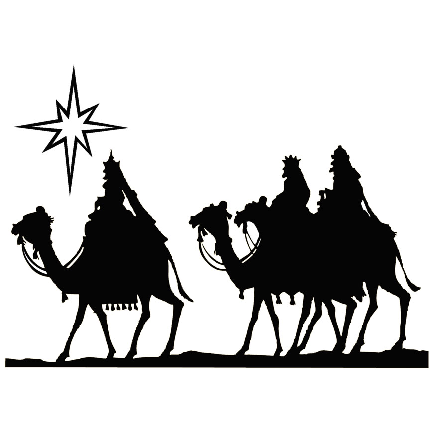 870x870 Three Wise Men Clipart Group