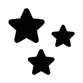 283x283 Christmas Stars Silhouette Silhouette Of Christmas Stars