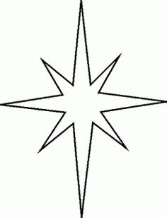 236x308 Christmas Star Silhouette Clip Art