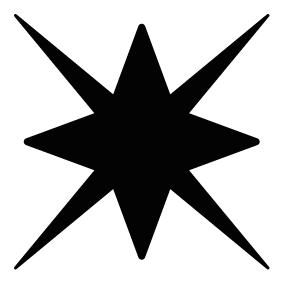 283x283 Star Silhouette Silhouette Of Star