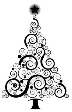236x366 Christmas Tree Zentangles