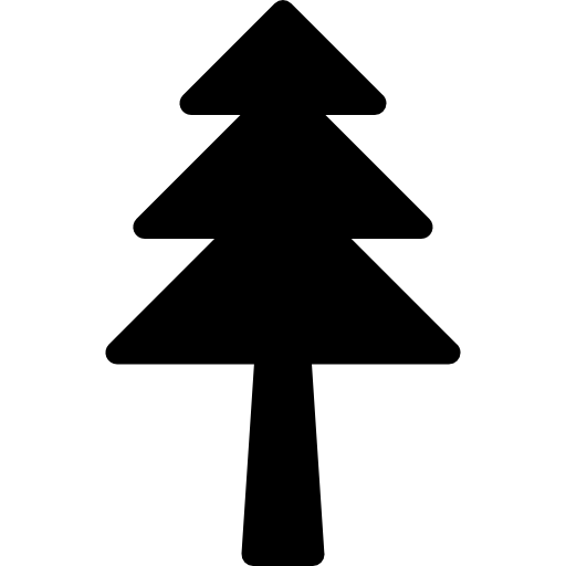 512x512 Christmas Tree Silhouette