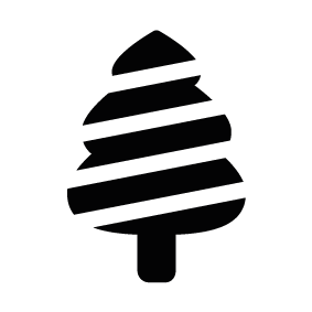 283x283 Christmas Tree Silhouette Silhouette Of Christmas Tree