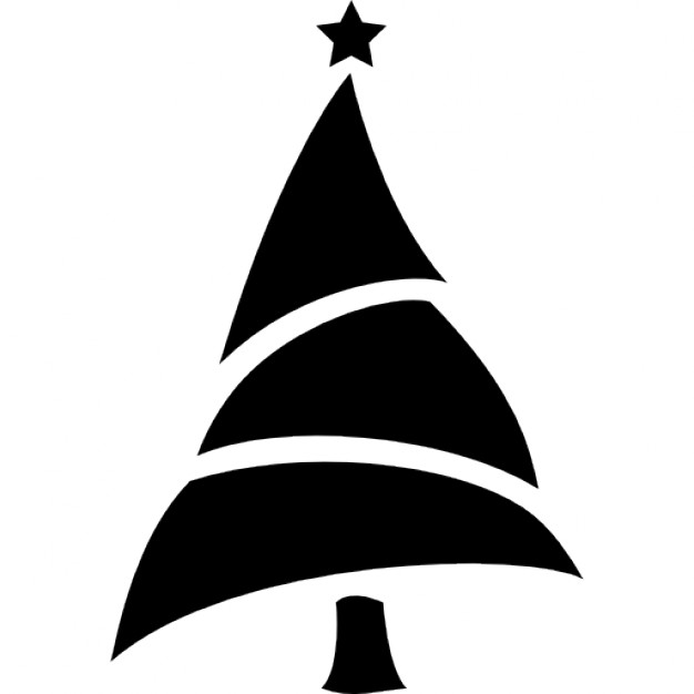626x626 Christmas Tree Silhouette Icons Free Download