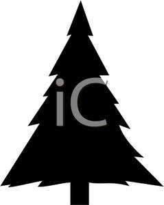 239x300 Christmas Tree Silhouette Clipart Black And White Collection