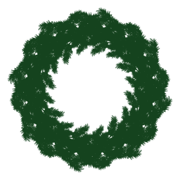 256x256 Heart Wreath Hand Drawn Cartoon Icon 32