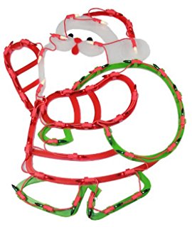 270x320 Northlight Lighted Wreath With Bow And Red Berries