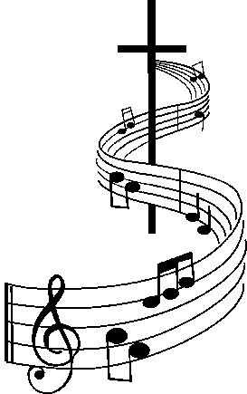 273x435 Music Black White Silhouette Clipart