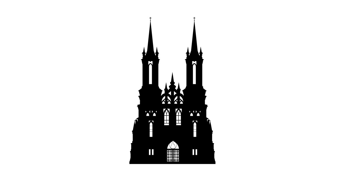 1200x630 Limited Edition. Exclusive Gothic Castle Silhouette