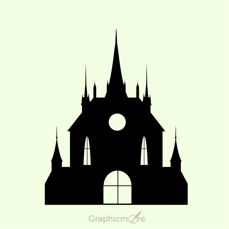 801x801 Church Design Free Vector File Download By Graphicmore