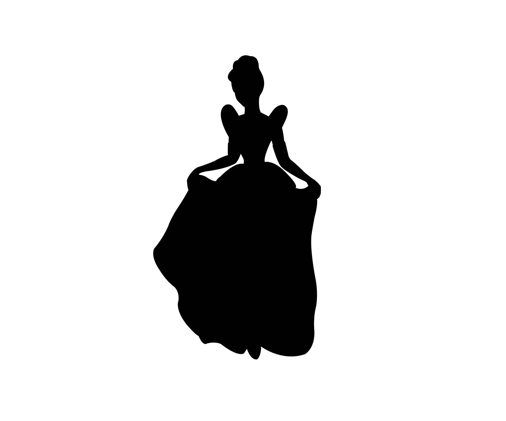 1747x1456 Cinderella Silhouette