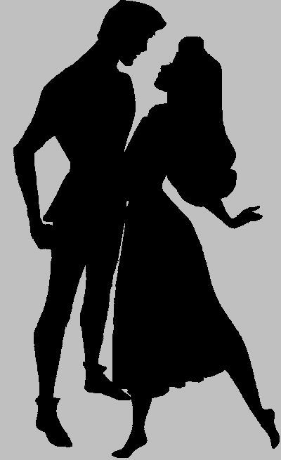 400x655 Disney Princess And Prince Silhouettes Disney Couples Dancing